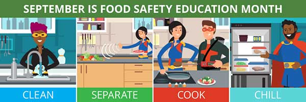 September is Food Safety Education Month