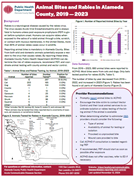 Animal Bites and Rabies in Alameda County, 2019-2023 Fact Sheet