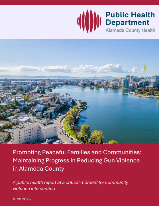 Gun Violence in Alameda County Report Cover Thumbnail