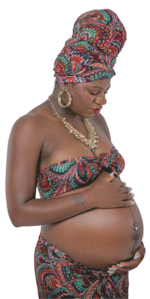 Pregnant Black Woman