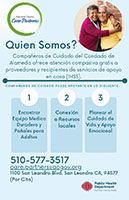 Care Partners Flyer in Spanish