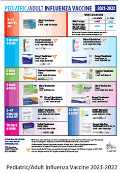 Pediatric/Adult Influenza Vaccine 2021-22 Cover Image